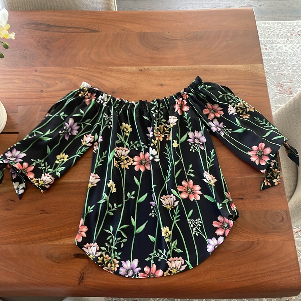 BCBGMaxAzria Off The Shoulder Blouse